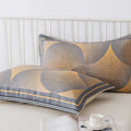Ownkoti Circle Stripe Breathable Pillow Towel (2PCS)